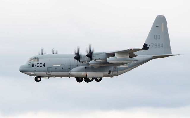 Lockheed C-130 Hercules (16-7984) - "raidr38" usm kc-130j 167984 landing at shannon 4/8/18.