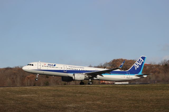 Airbus A321 (JA111A) - November 30, 2024:HKD-ITM.::A321ceo