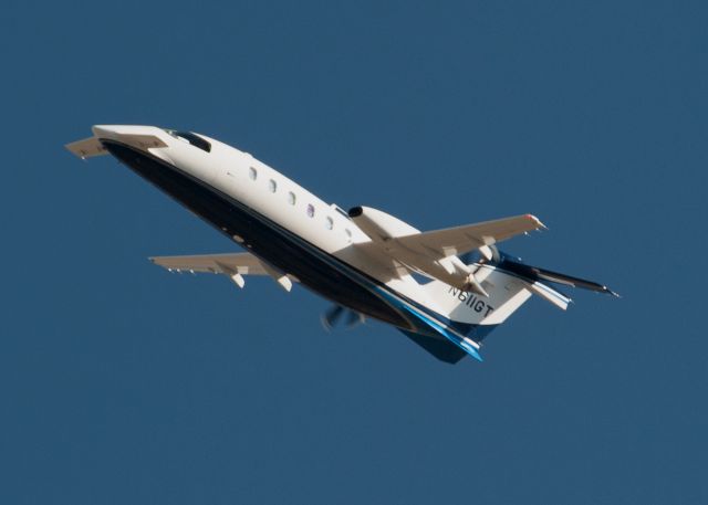 Piaggio P.180 Avanti (N611GT) - Aircraft on left cross wind from 27 at Carson City