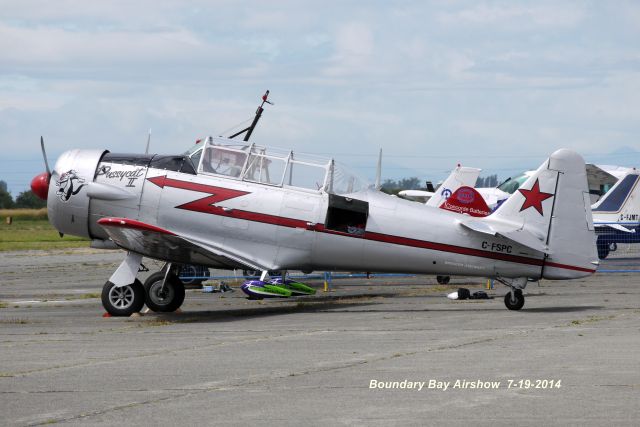 C-FSPC — - Harvard 4,2014 Boundary Bay Airshow