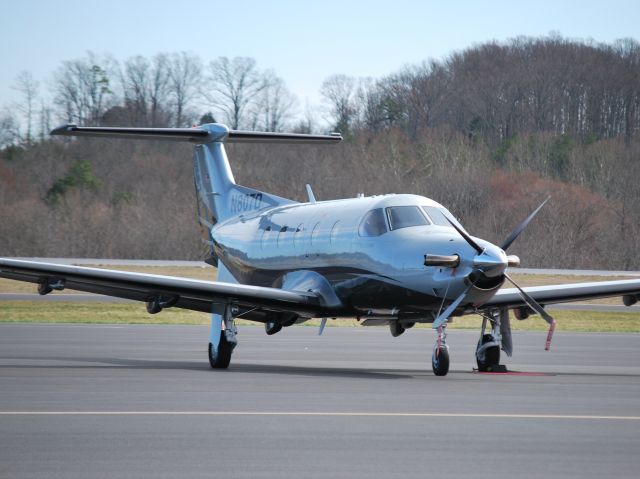 Pilatus PC-12 (N807D) - BLACKHALL EXPRESS LLC at KJQF - 2/12/13