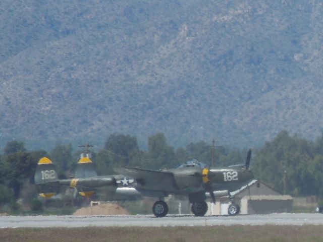 Lockheed P-38 Lightning — - A P-38 at Thunder in the Desert 2014.