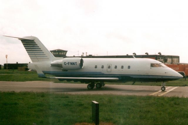 Canadair Challenger (C-FNNT) - Taxiing to the ramp in Jun-98.br /br /Reregistered N66NT 24-Oct-00,br /then C-FNNS 15-Oct-03,br /then C-FLRP 23-Feb-09,br /then N360FF 25-Dec-10,br /then N360 25-Jun-11.