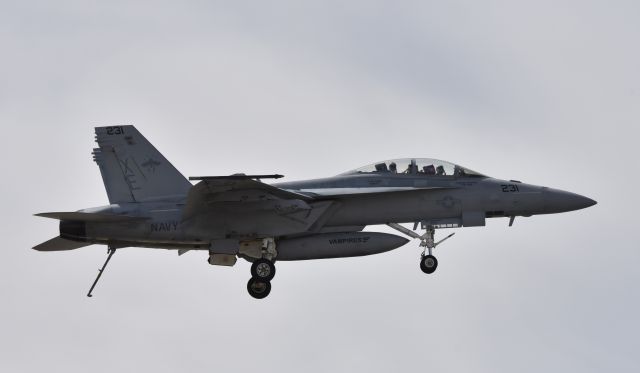 McDonnell Douglas FA-18 Hornet (16-6927) - VX-9 flight demo at China Lake Airshow