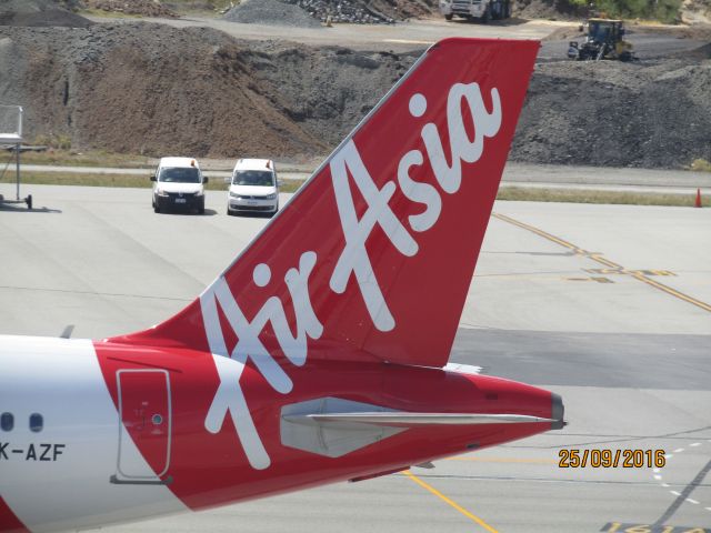 Airbus A320 (PK-AZF) - Indonesia AirAsia A320 preparing for take-off to Denpasar.