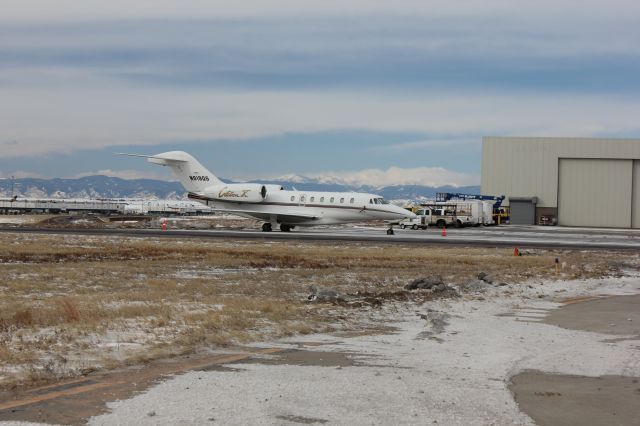 Cessna Citation X (N919QS) - Parked at DIA/Signature.