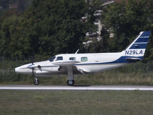 Piper Cheyenne (N29LA) - At Cannes, France.