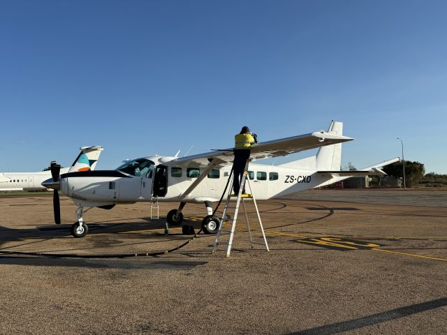Cessna Caravan (ZS-CDX) - Refueling at Broome, Australia. br /26-AUG-2024.