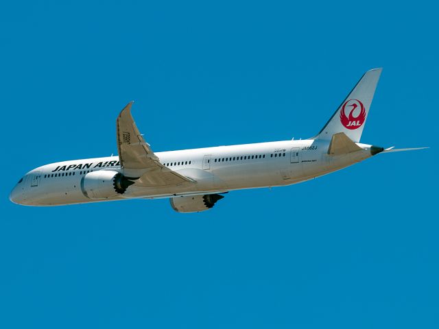 Boeing 787-8 (JA862J) - JL11 DFW - NRT 2/1/20