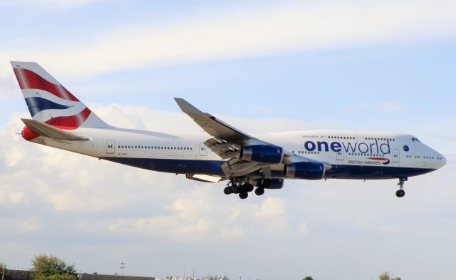 Boeing 747-400 (G-CIVC) - "OneWorld"Livery