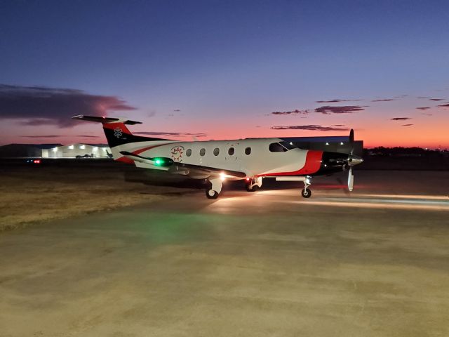 Pilatus PC-12 (N307TS) - My photo on 10-02-2022 at TDW  Patrick Allis