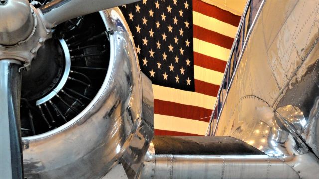 Douglas DC-3 (N44V) - DC-3 at Charlotte-Douglas Museum around 2003.