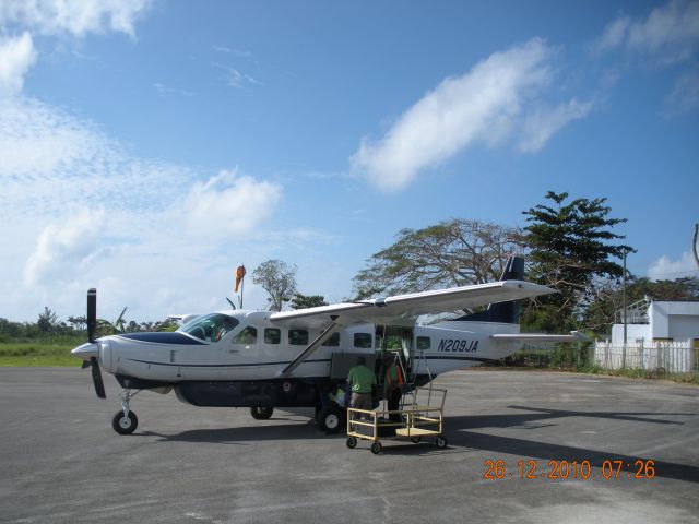 Cessna Caravan (N209JA) - Negril Aerodrome