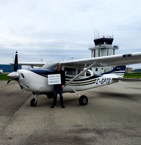 Cessna 206 Stationair (C-GPTG) - NRCan Niagara region LiDAR project.