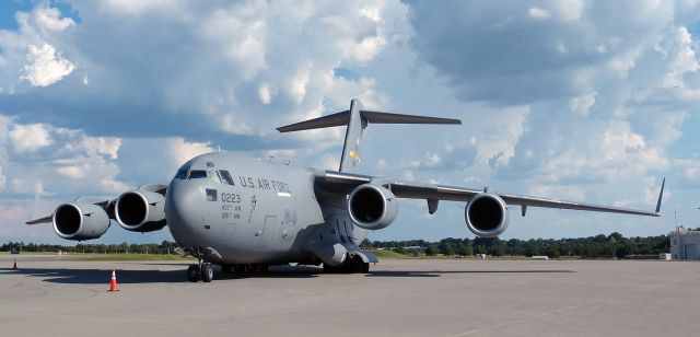 Boeing Globemaster III (10-0223) - Love seeing more and more C-17s around CLT now that the C-130s are gonebr /br /8/30/18