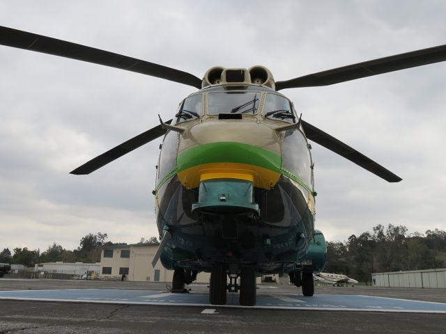 TUSAS Cougar (N951LB) - Parked on LA County Air Ops helipad 2 and appears to be looking down