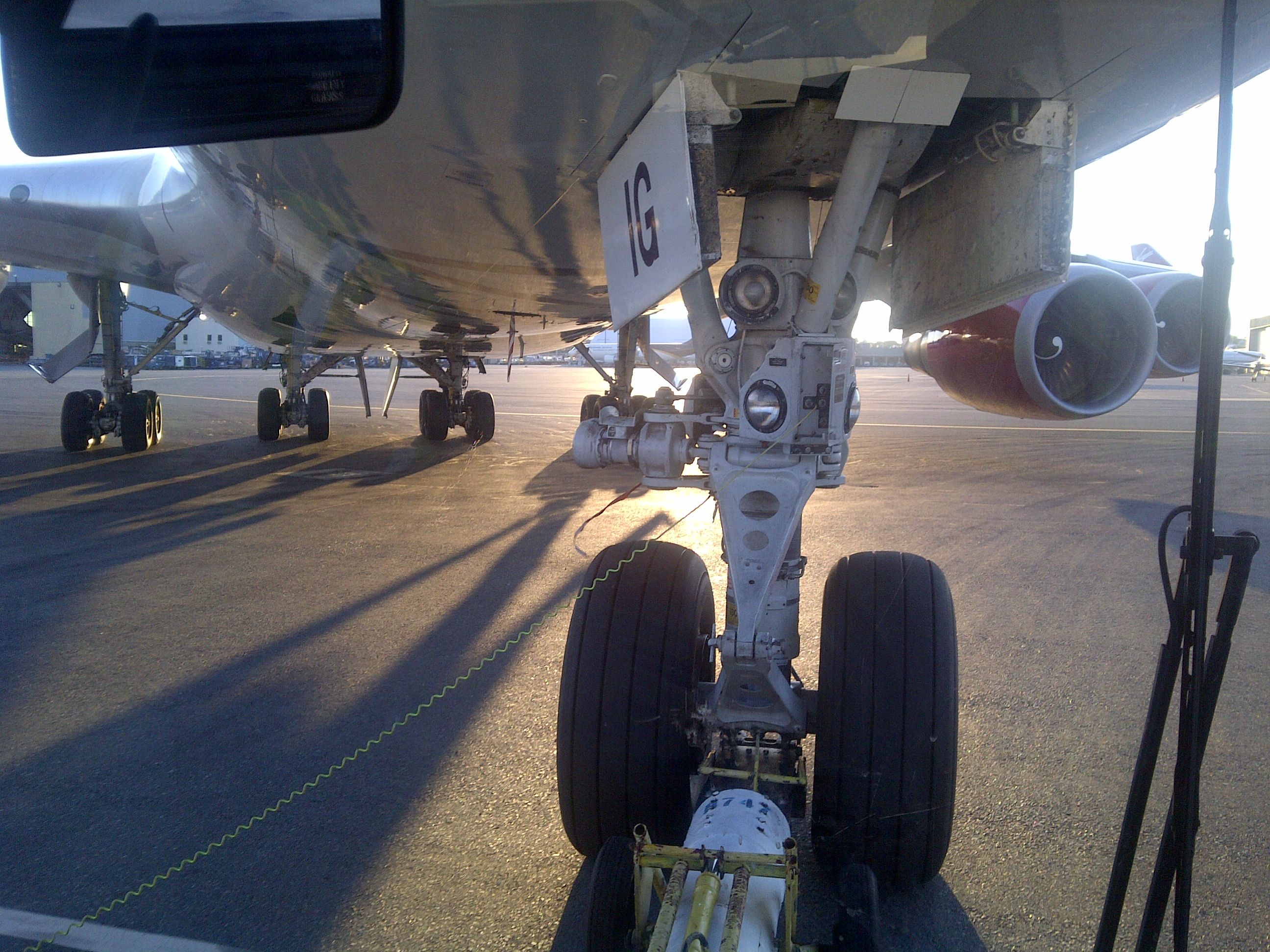 Boeing 747-400 (G-VBIG) - Pushback!