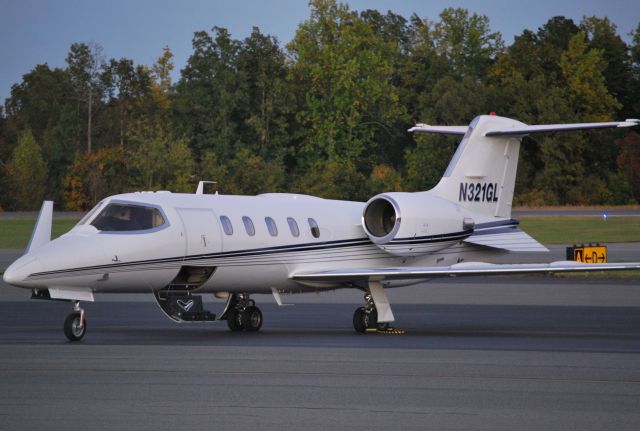 Learjet 31 (N321GL) - STARWOOD AVAITION INC at KJQF - 10/15/11