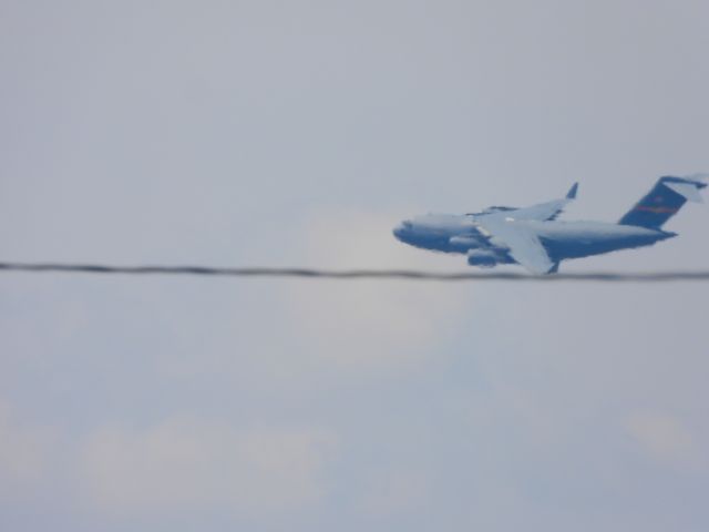 Boeing Globemaster III (96-0008) - CADDO82br /MAKING HIS FINI FLIGHT OVER Baxter Springs Kansas. br /08/19/22