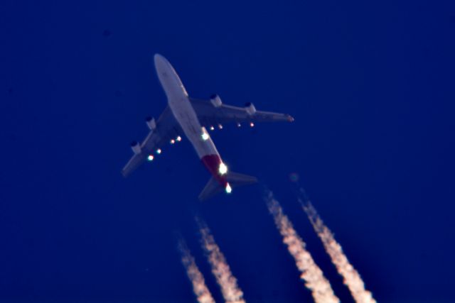 Boeing 747-400 (VH-OEF) - This is Qantas flight 11 Los Angeles, CA to New York, NY over Cleveland at 39,000 ft. (07-08-18)