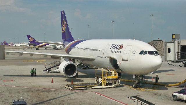 HS-TAS — - TG A300B4-622R HS-TAS before my flight from Bangkok (BKK) to Chiang Mai (CNX) on Oct 21, 2012.