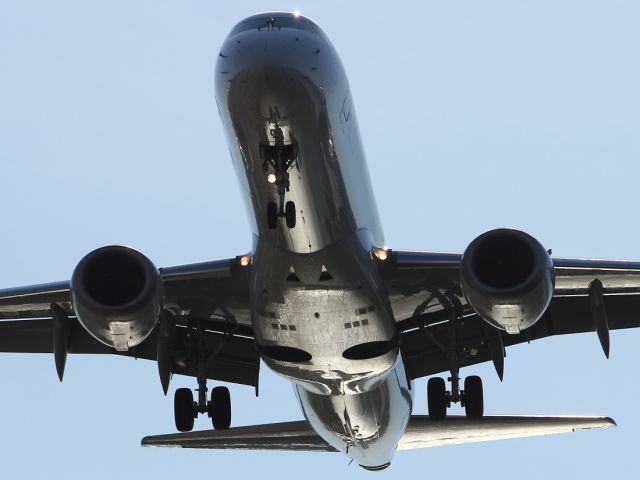 — — - Here we see a Embraer E190 of Lufthansa Regional on short finals to London City Airport.