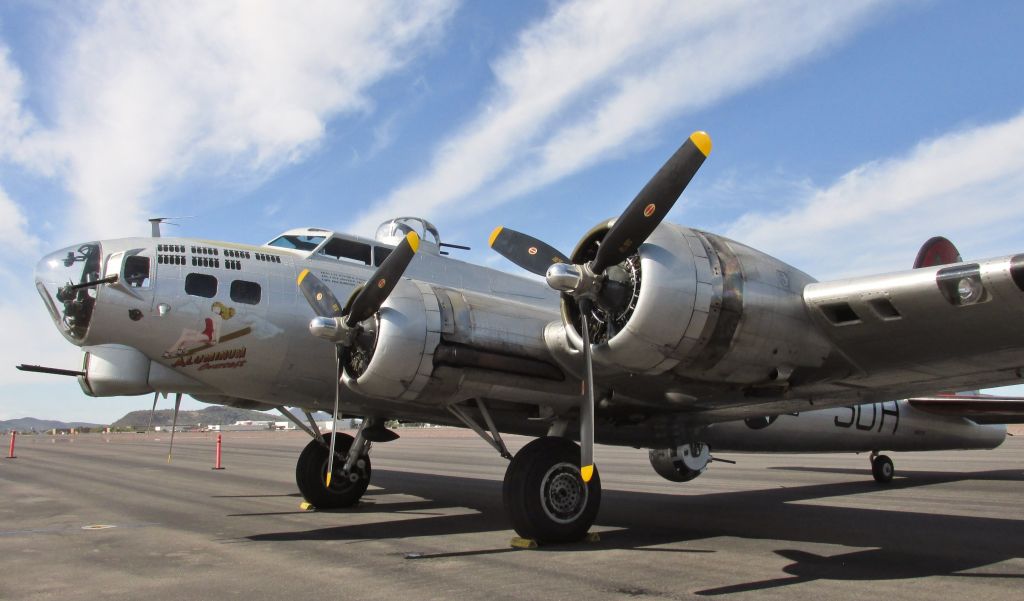 Boeing B-17 Flying Fortress (N5017N) - Aluminum Overcast, EAAs B-17G at Deer Valley airport near Phoenix AZ