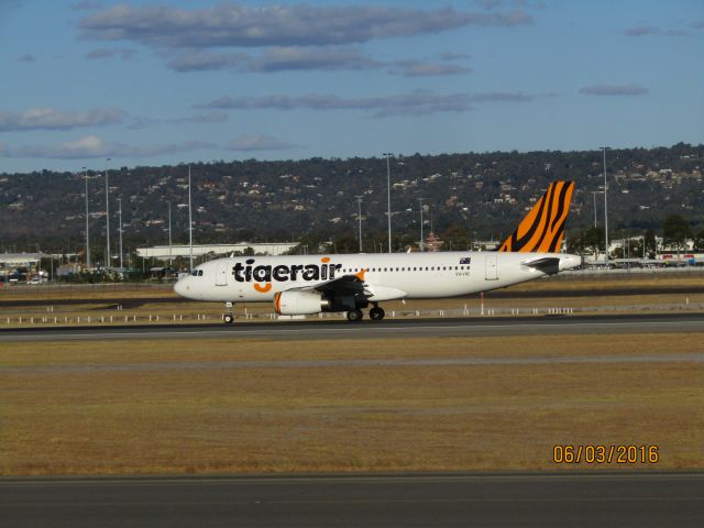 Airbus A320 (VH-VNC) - TigerAir A320 to Melbourne as TT416 to Melbourne