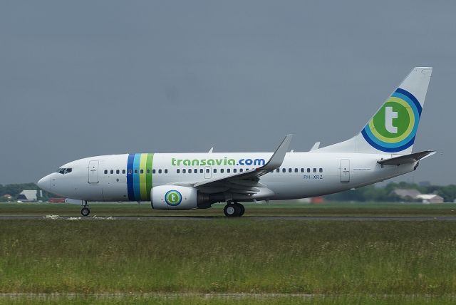 Boeing 737-700 (PH-XRZ) - Transavia B737-7K2 cn33462 Take Off RWY36L 22-5-2018