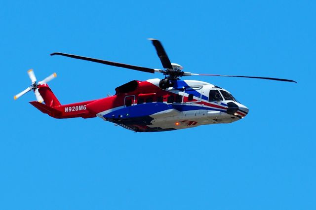 N920MG — - Sikorsky S-92A serial 920146. N920MG. Approach YPPH 05 November 2022.