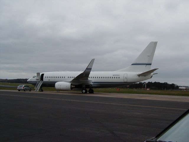 N737CC — - Mideast Jet BBJ 1 at Farnborough