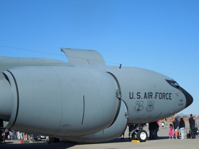 Boeing C-135FR Stratotanker — - A Stratotanker at Thunder in the Desert 2014.