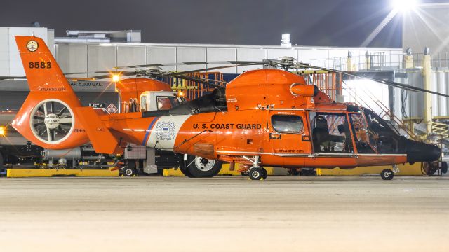 N6588 — - Coast Guard HH-65 registered 6588 parked on the Coast Guard ramp at Reagan National Airport after landing a couple minutes prior