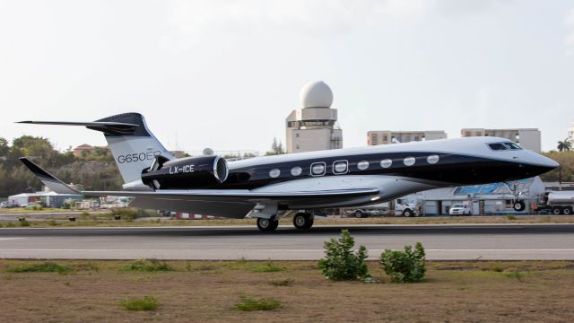 Gulfstream Aerospace Gulfstream G650 (LX-ICE) - EWR-SXM (9/4/2021)