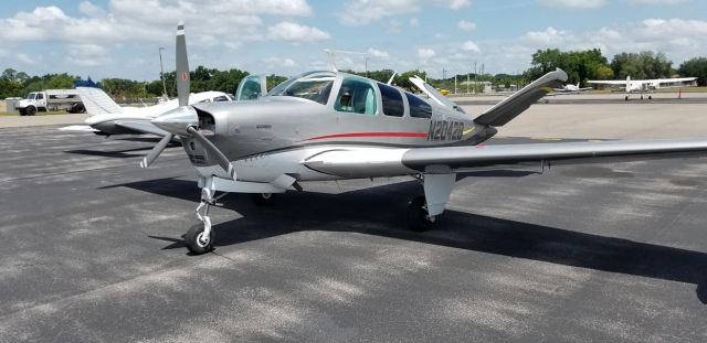 Beechcraft 35 Bonanza (N2042B) - New windshield and back windows