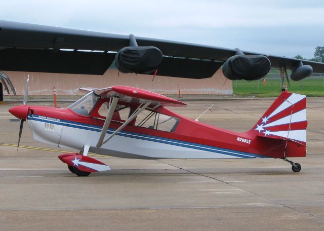 CHAMPION Decathlon (N2885Z) - Taxiing to the runway to start his demo at Barksdale Air Force Base, Louisiana.