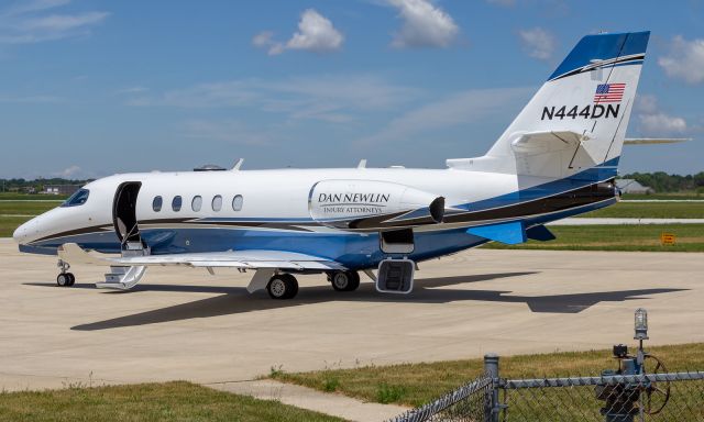 Cessna Citation Latitude (N444DN) - Dan Newlin - Injury Attorney - Cessna Citation Latitude parked at KVPZ. 6/23/2020