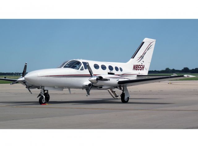 Cessna Chancellor (N855H) - Nice aircraft. Pressurized.