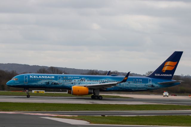 Boeing 757-200 (TF-FIR) - Icelandair Boeing 757-256 Registration TF-FIR (ICAO24 4CC2A5) at Manchester Airport 26th March 23.