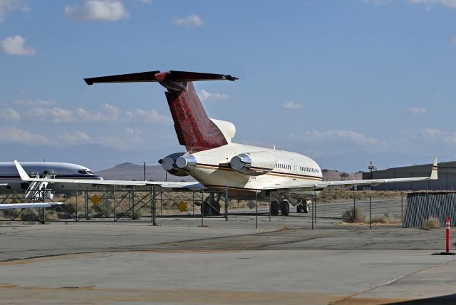 Boeing 727-100 (N311AG) - Gordon and Ann Getty's B727. Gordon is the son the Getty Oil founder Paul Getty. Paul Getty was the richest man in the world at the time. br /Note the subtle pattern on the fin. N311AG (AG=Ann Getty) B727-17 at MHV.