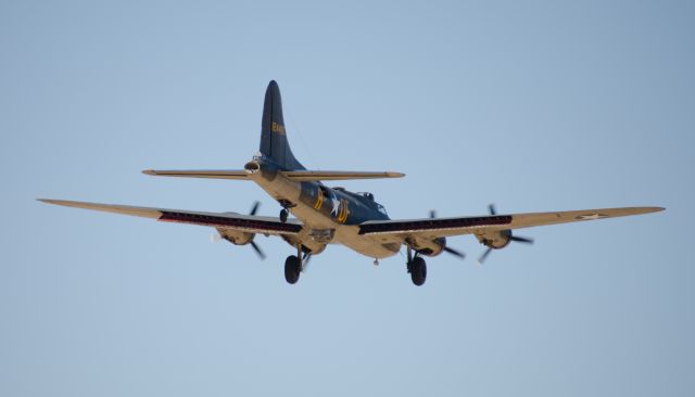 Boeing B-17 Flying Fortress (N3703G) - Tucson AZ 03/2013 Final East End of Runway