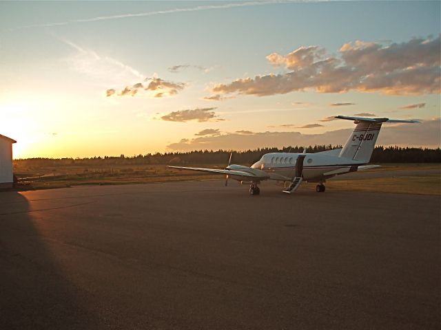 Beechcraft Super King Air 200 (C-GJDI) - A summer evening in Pokemouche, New Brunswick