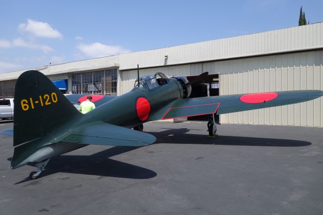 Mitsubishi A6M Zero — - Zero.  Planes of Fame. Chino. VG