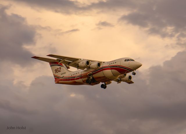 Avro Avroliner (RJ-85) (N355AC) - Tanker 162 landing KBJC after a mission near KGJT. 8.2.2020br /br /(Click "full" for best quality)