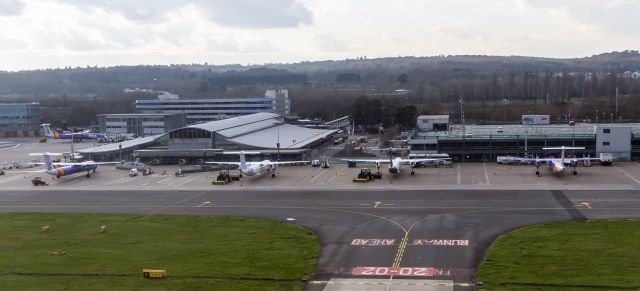 — — - Sad day for FlyBe at Southampton Airport Mar 6, 2020