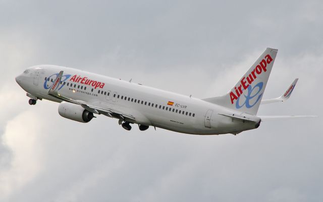 EC-LVR — - air europa 737-8 ec-lvr dep shannon 26/5/14.