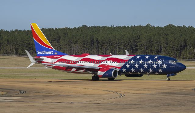 Boeing 737-800 (N500WR) - First time catching "Freedom One" and was thankful for clear skies!