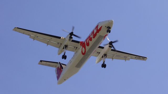 de Havilland Dash 8-300 (C-GLTA) - Dash 8 Landing in Vancouver BC