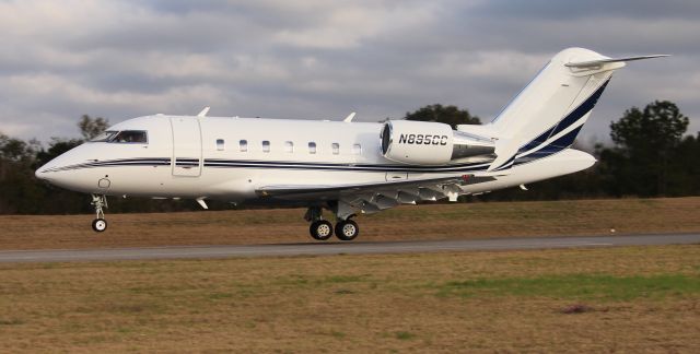 Canadair Challenger (N895CC) - A Bombardier Challenger 605 arriving at H. L. Sonny Callahan Airport, Fairhope, AL - late afternoon, March 5, 2022.