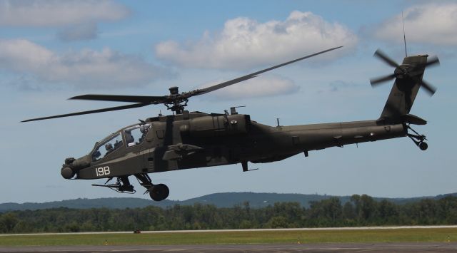 Boeing Longbow Apache (ARMY43019) - A Boeing AH-64E Apache departing Northeast Alabama Regional Airport, Gadsden, AL - August 13, 2019.